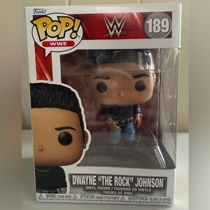 Funko Pop! WWE Dwayne Johnson Figure - Black and Blue